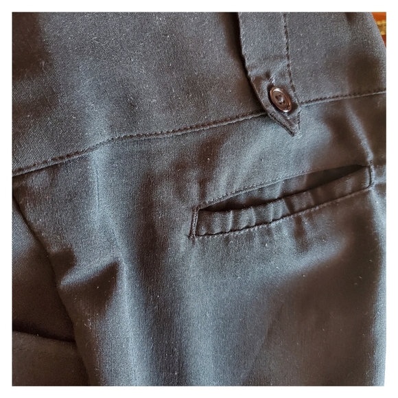 Black Bootcut Dress Pants Size 10-12 - Picture 8 of 14